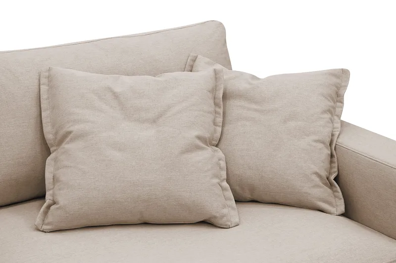 Valencia Extra Djup 5-sits Soffa med avtagbar och tvättbar klädsel - Ljusbrun - Möbler - Soffa