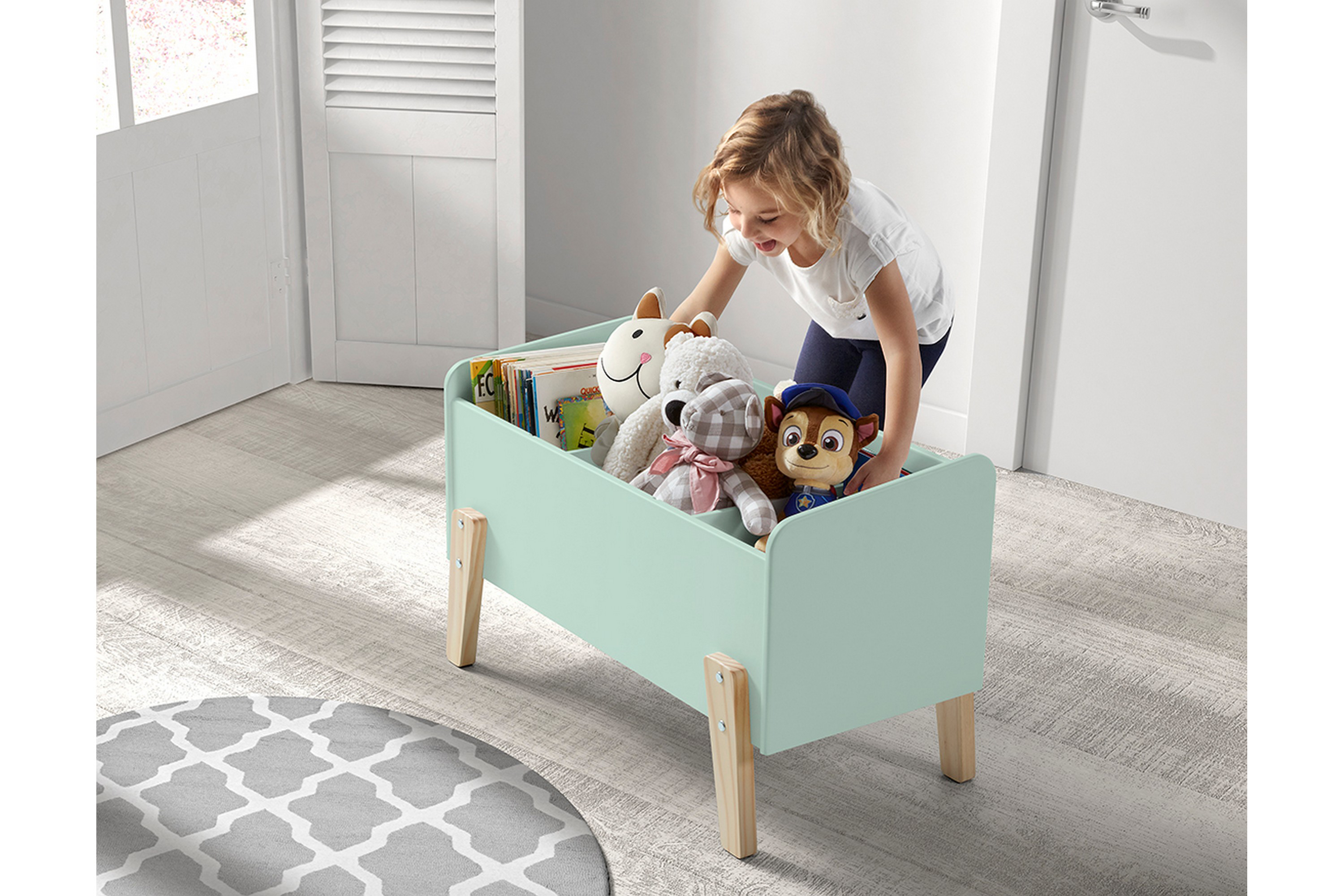 Alternativ bild 1 för Vipack Leksakslåda - Kiddy - Grön