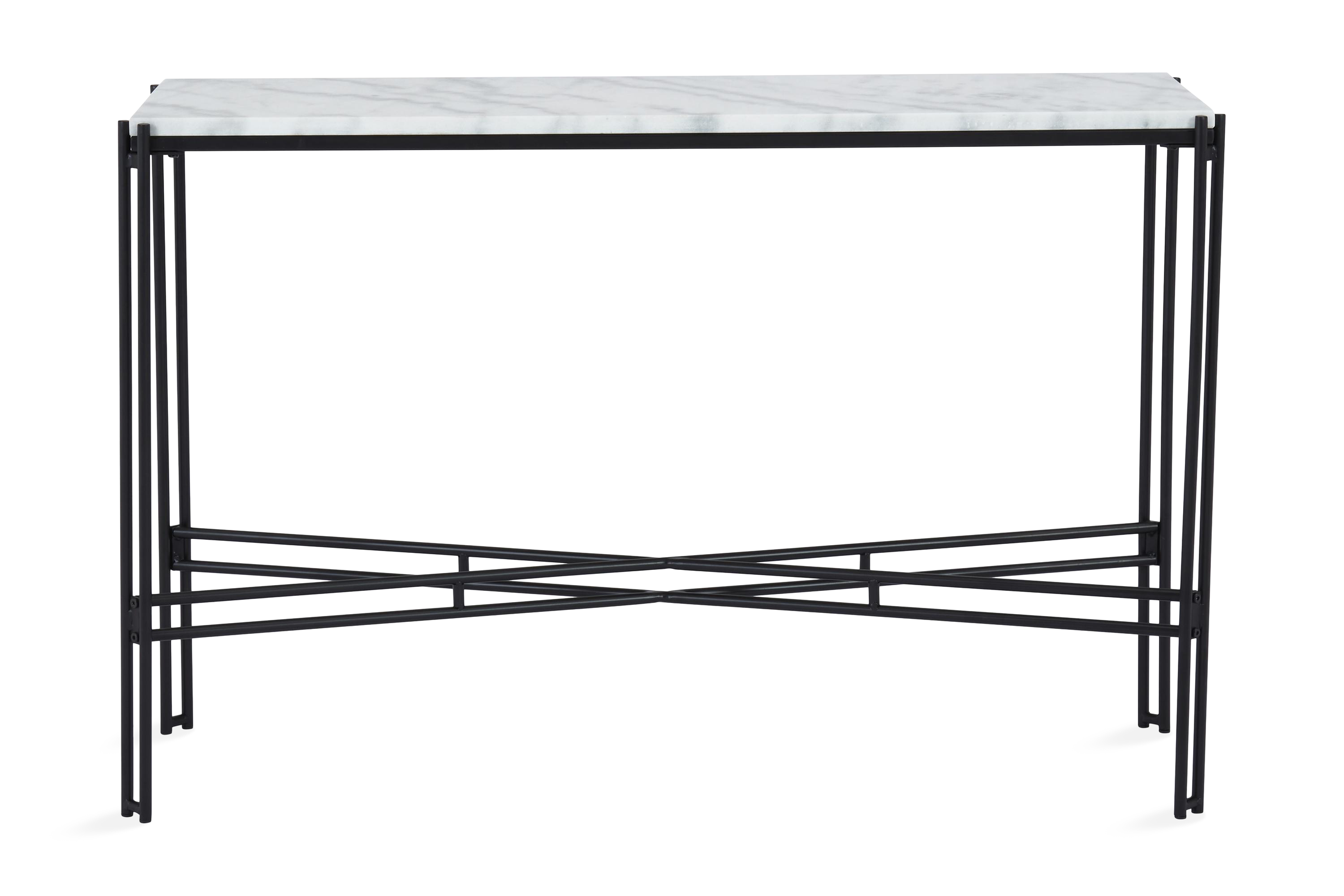 Concept 55 Ponza Avlastningsbord 110 cm Marmor - Svart/Vit OL0001CON-WB