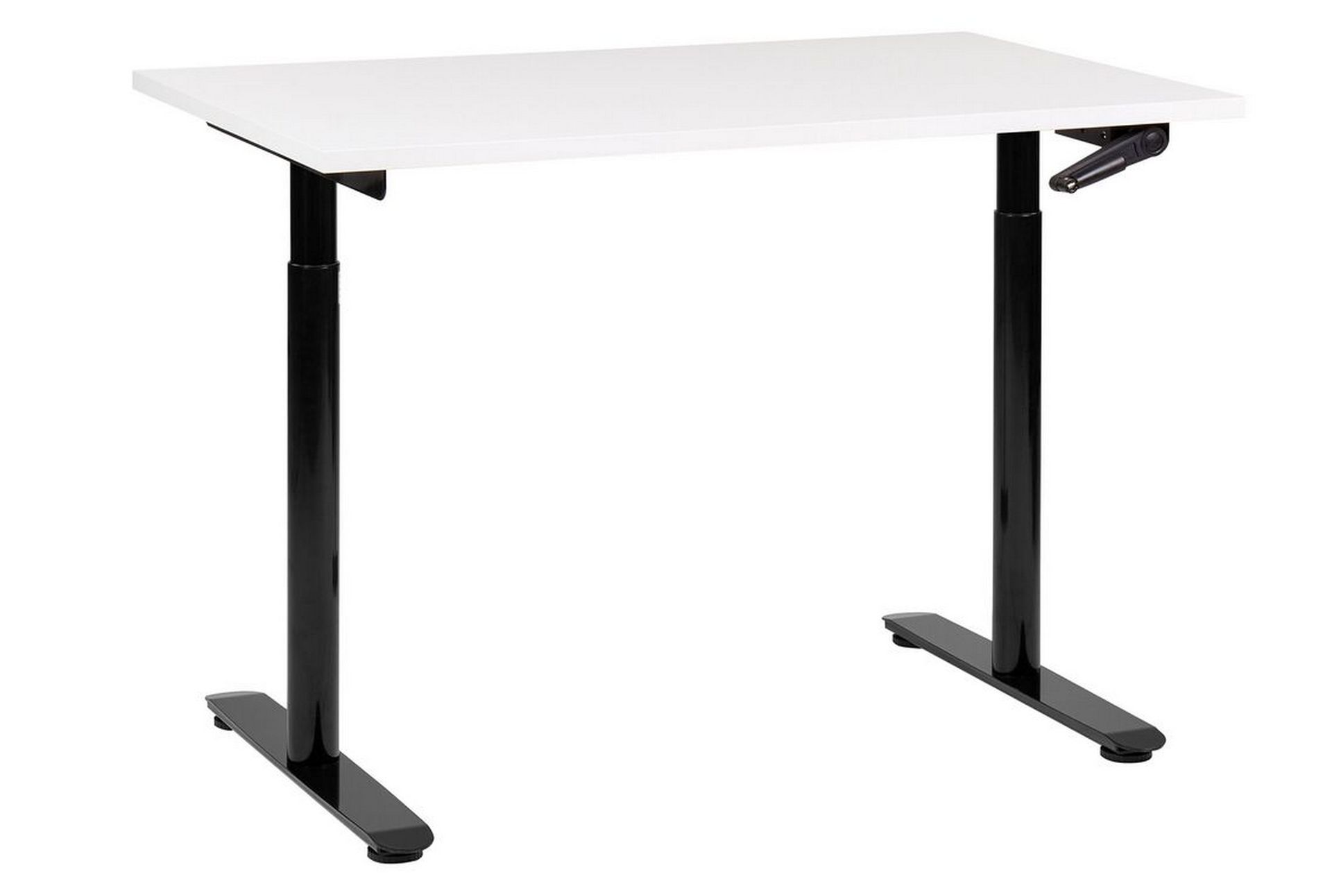 Banner Skrivbord 72x120 cm - Vit/Svart