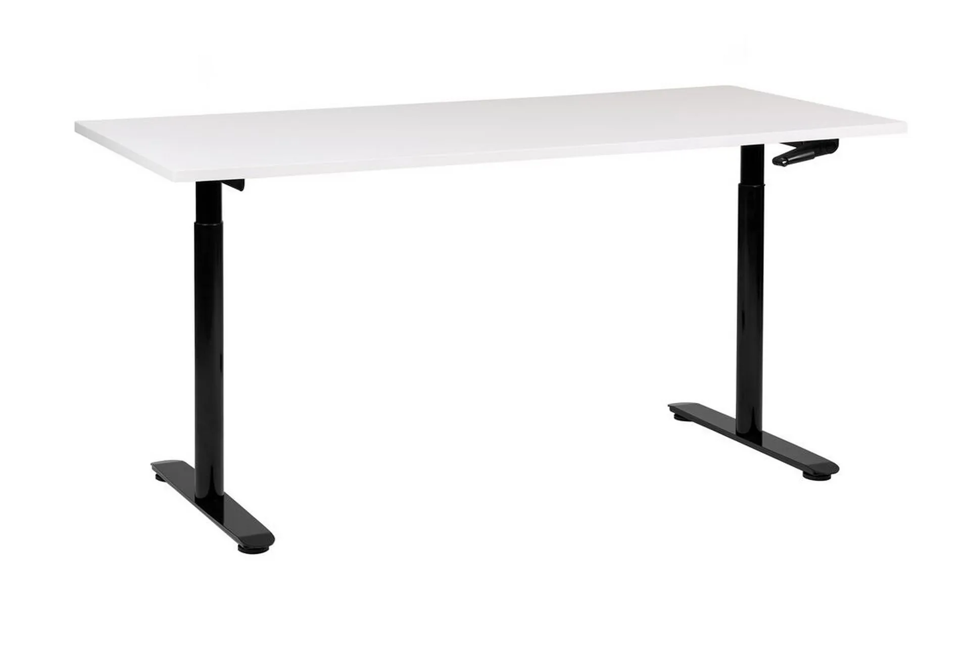 Banner Skrivbord 72x160 cm - Vit/Svart