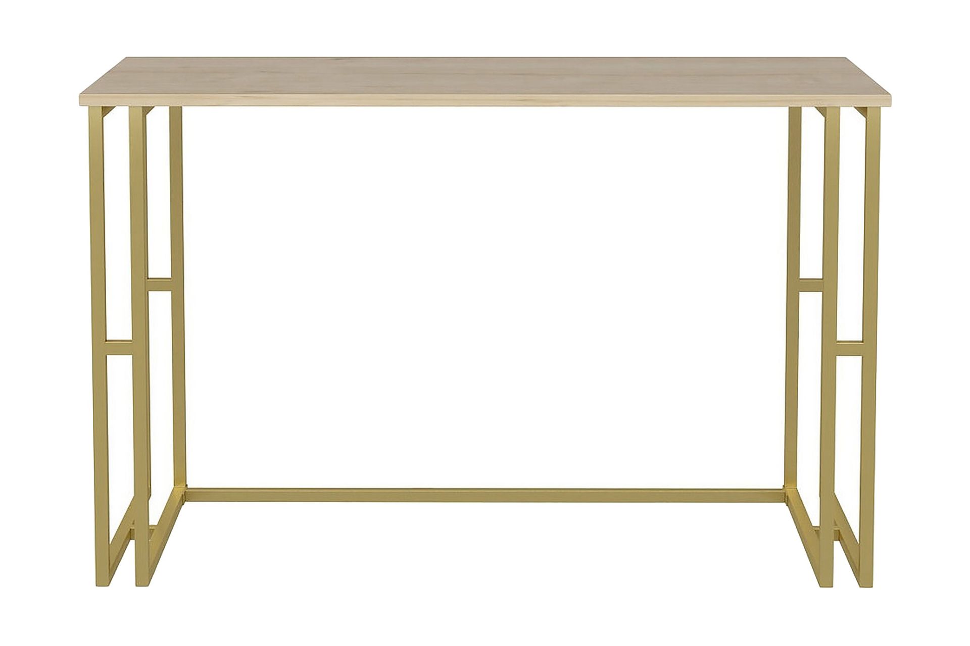 Malem Skrivbord 60x74,8x120 cm - Guld/Brun