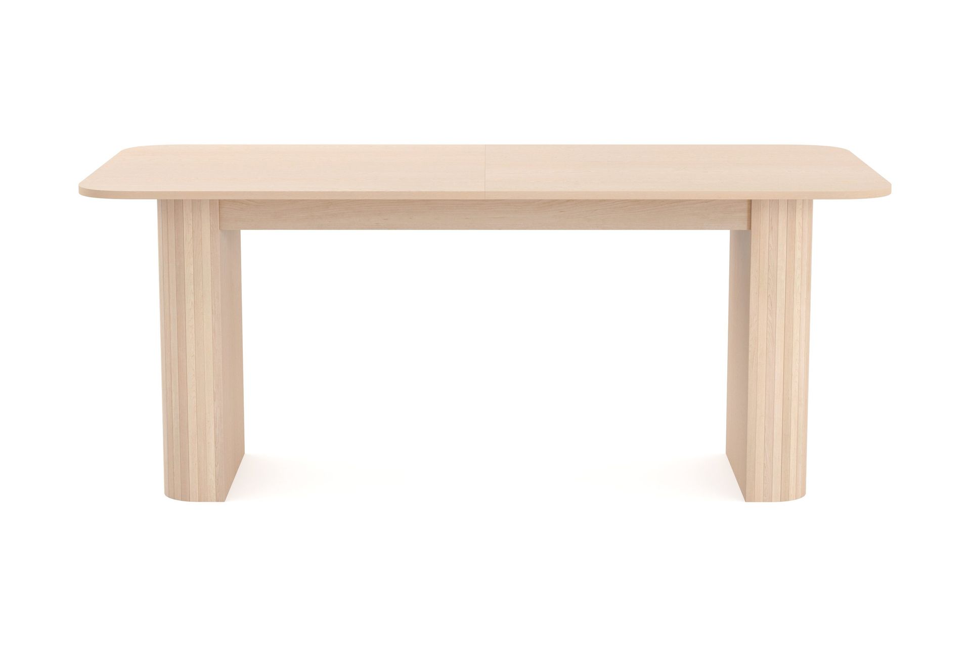 Kopparbo Matbord 180-240 cm Förlängningsbart – Ljust vitlaserat ekträ