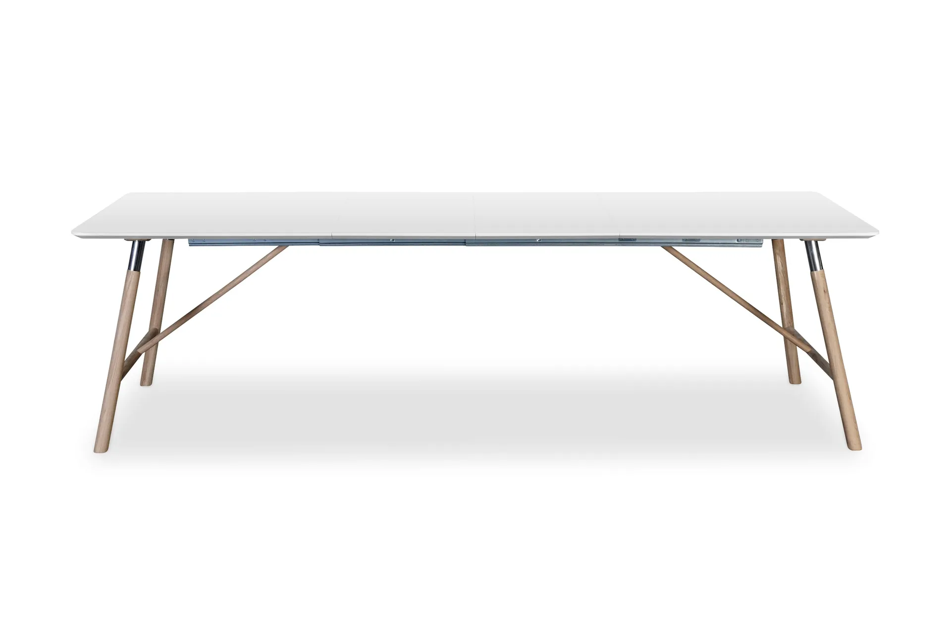 Waltham Förlängningsbart Matbord 180 cm – Vit/Ek