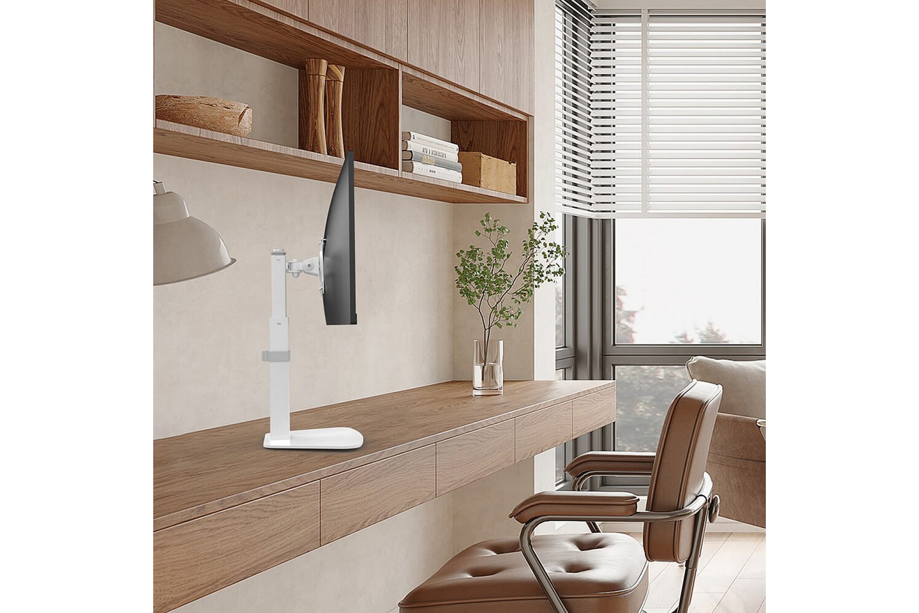 Alternativ bild 1 för Desire2 Monitor Arm Desk Mount White