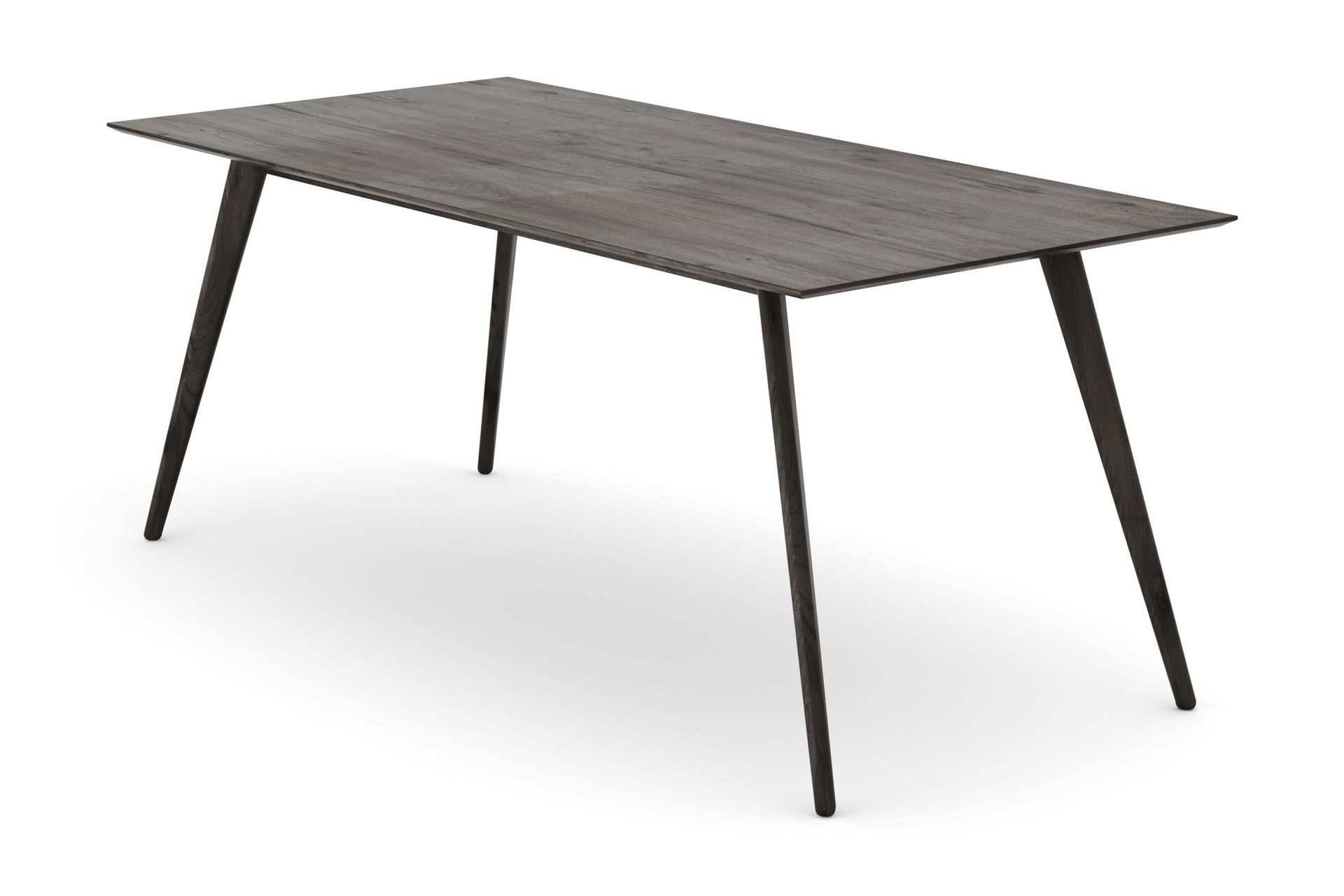 Tyrö Rektangulär Matbord & köksbord 190 cm x 90 cm Askträ – Rökt ek