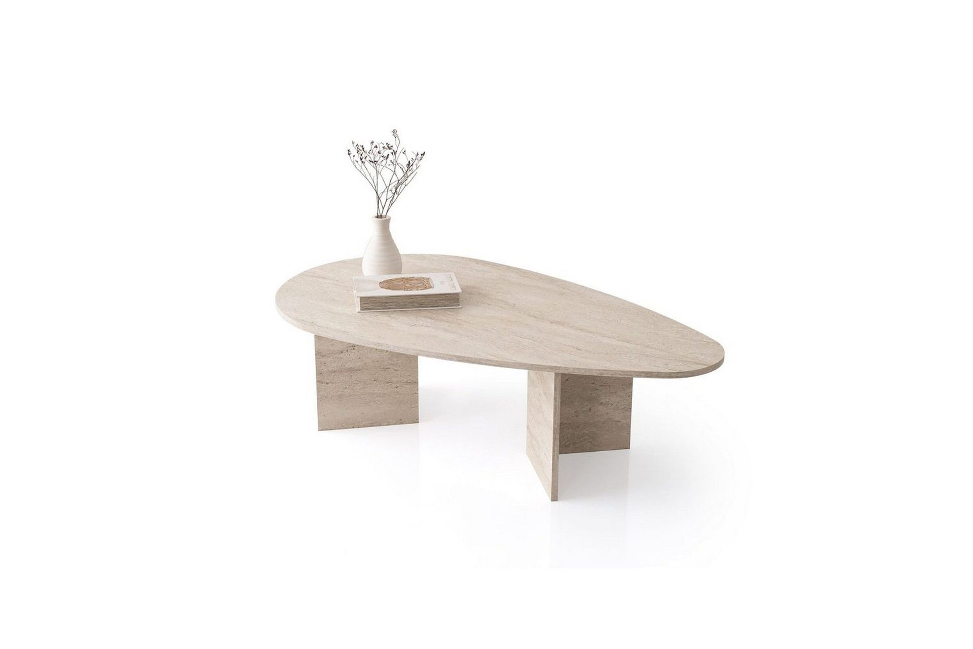 Zeyra Soffbord 139,5 cm – Travertine