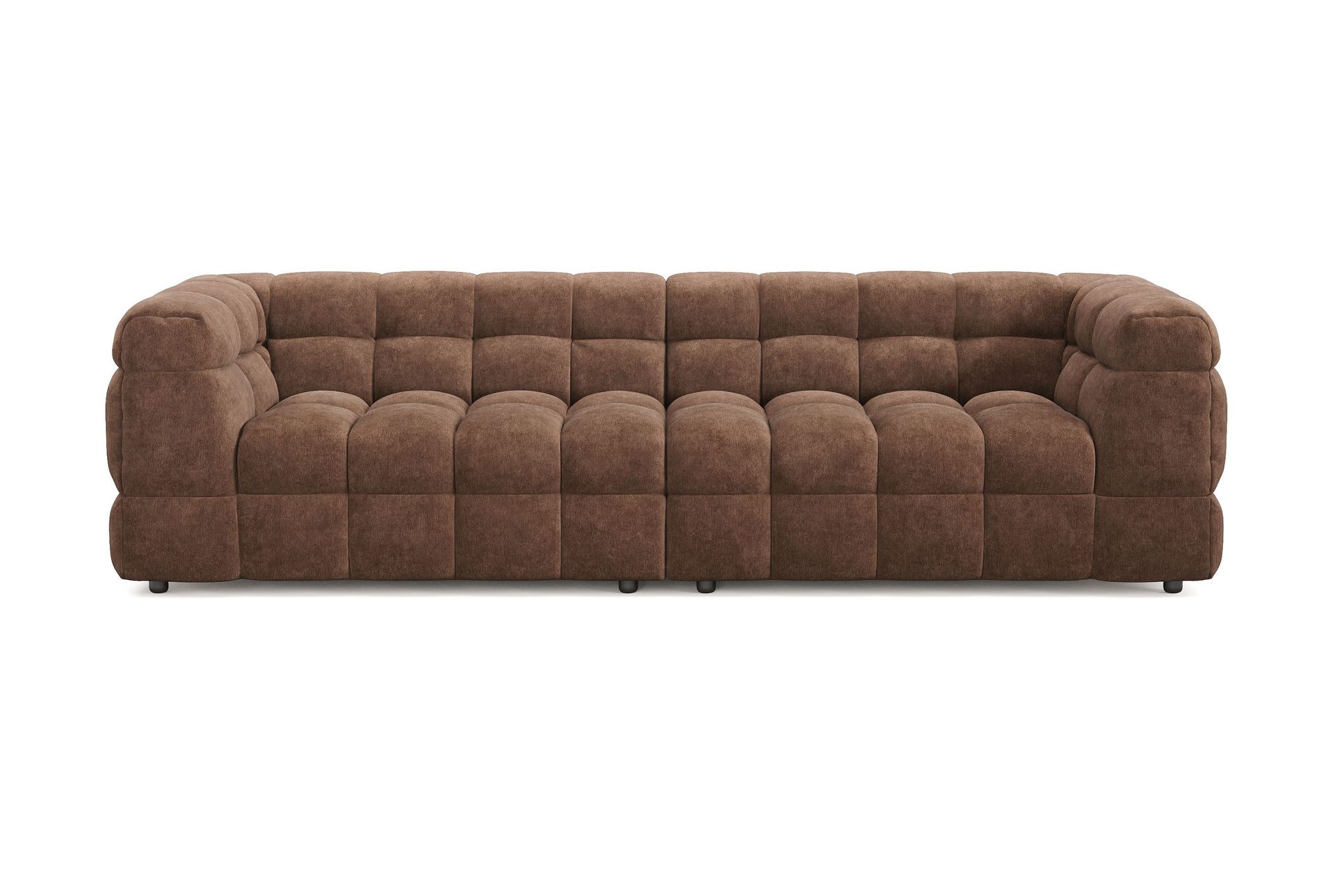 Elise 4-sits Bubblig Soffa – Brun
