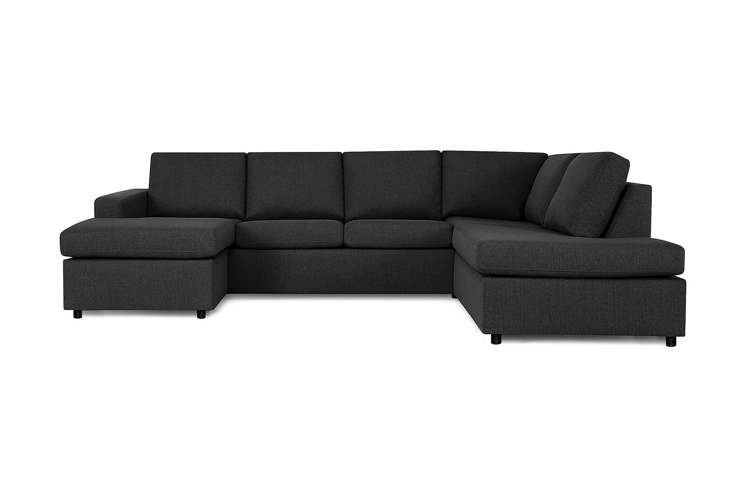 Crazy U-soffa Large Divan Vänster - Antracit