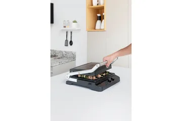 Bordsgrill Black+Decker Borstat Stål Temp Control 2000W - Trädgård & spabad - Grillar & matlagning utomhus - Övriga grillar - Bärbar grill & campinggrill