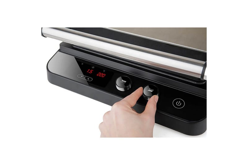 Bordsgrill Black+Decker Borstat Stål Temp Control 2000W - Sport & fritid - Camping & vandring - Friluftskök & campingkök