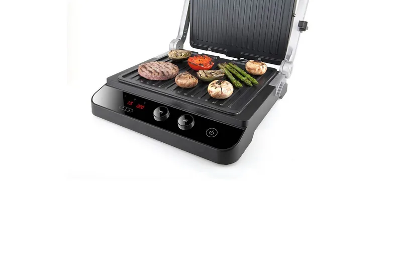 Bordsgrill Black+Decker Borstat Stål Temp Control 2000W - Sport & fritid - Camping & vandring - Friluftskök & campingkök