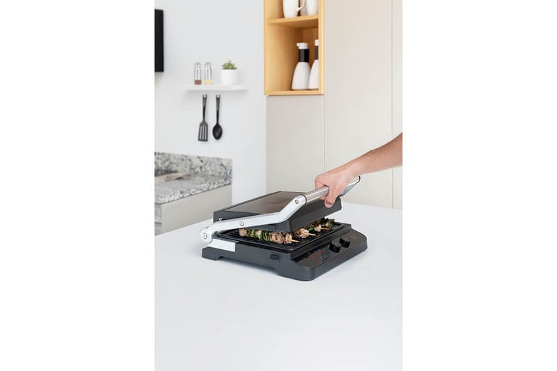 Bordsgrill Black+Decker Borstat Stål Temp Control 2000W - Sport & fritid - Camping & vandring - Friluftskök & campingkök