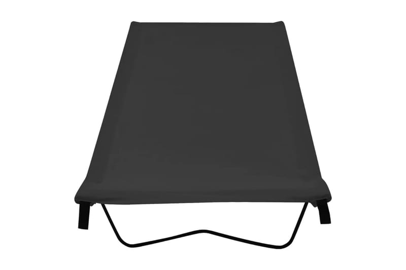 Campingsäng 180x60x19 cm oxfordtyg och stål svart - Svart - Sport & fritid - Camping & vandring - Campingmöbler
