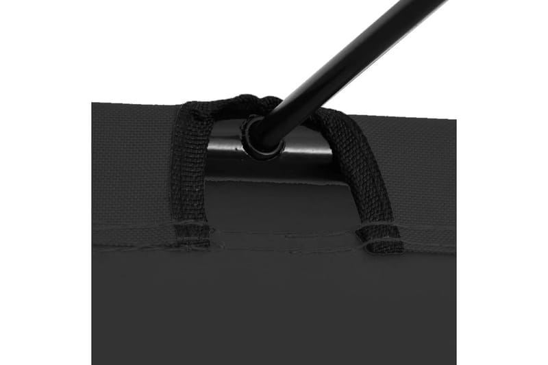 Campingsäng 180x60x19 cm oxfordtyg och stål svart - Svart - Sport & fritid - Camping & vandring - Campingmöbler