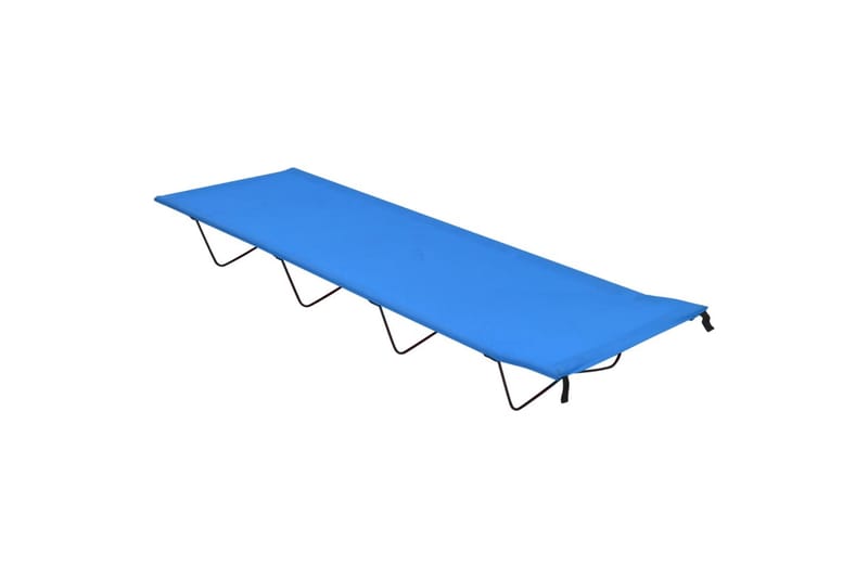 Campingsängar 2 st 180x60x19 cm oxfordtyg och stål blå - Blå - Sport & fritid - Camping & vandring - Campingmöbler