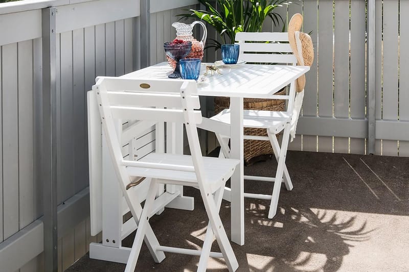 Hillerstorp Åre Slagbord 70x20/80/140 cm - Vit Akacia - Sport & fritid - Camping & vandring - Campingmöbler