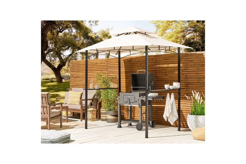 Lusthus Naro Beige/svart - Beige/svart - Sport & fritid - Camping & vandring - Tält