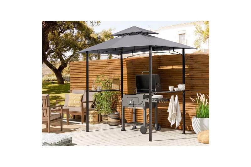 Lusthus Naro Grå/svart - Grå/svart - Sport & fritid - Camping & vandring - Tält