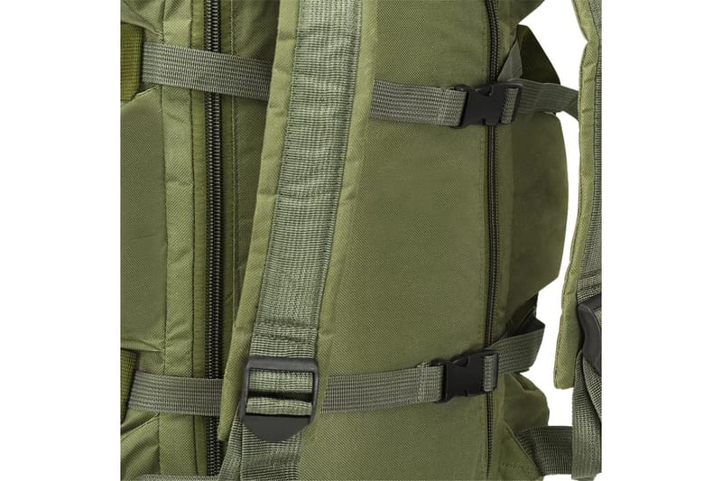 3-i-1 Militärinspirerad duffelväska 120 L olivgrön - Grön - Sport & fritid - Camping & vandring - Packning vandring
