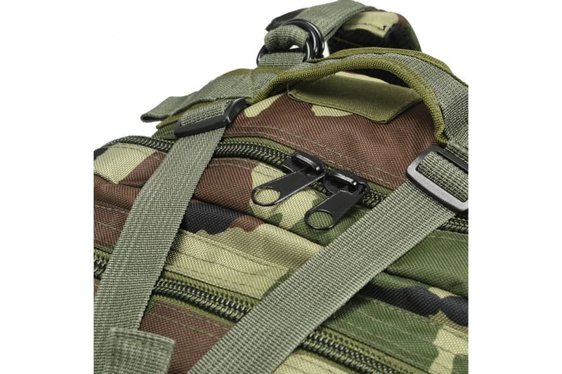 Arméryggsäck 50 L kamouflage - Grön - Vandringsryggsäck - Packning vandring