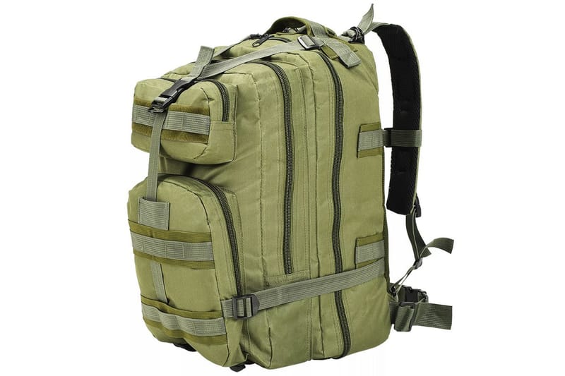 Arméryggsäck 50 L olivgrön - Grön - Sport & fritid - Camping & vandring - Packning vandring