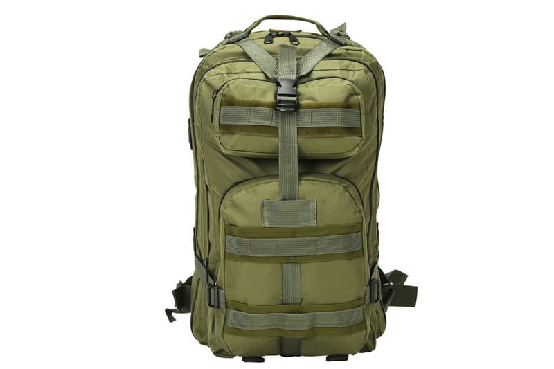 Arméryggsäck 50 L olivgrön - Grön - Sport & fritid - Camping & vandring - Packning vandring