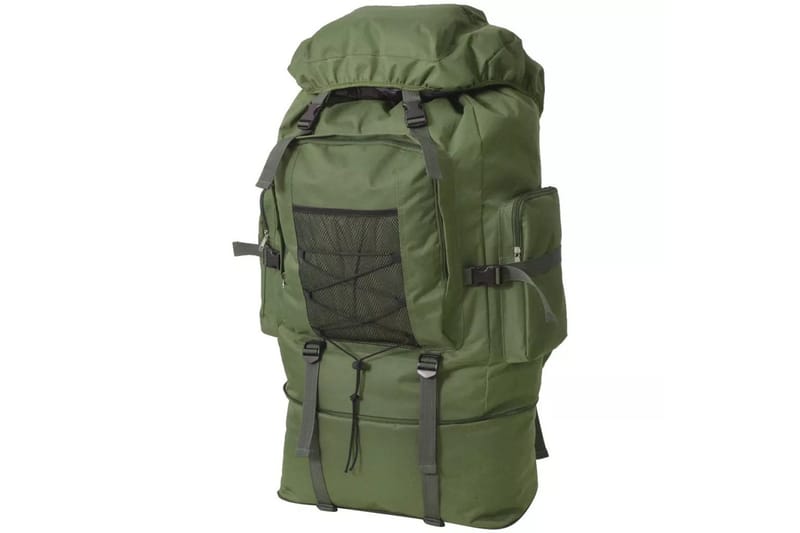 Arméryggsäck XXL 100 L grön - Grön - Vandringsryggsäck - Packning vandring