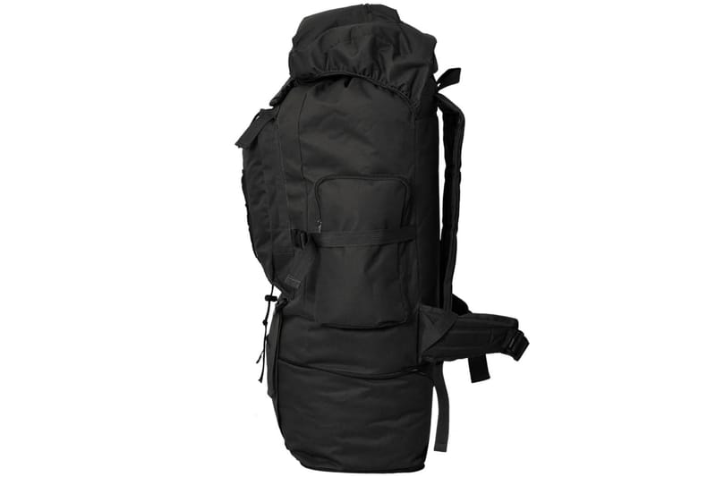 Arméryggsäck XXL 100 L svart - Svart - Sport & fritid - Camping & vandring - Packning vandring