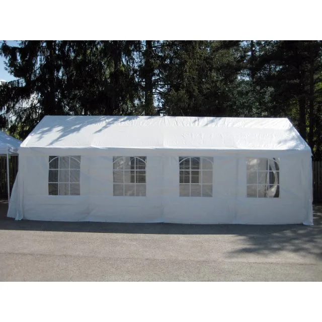 Partytält 4x8 m - Vit - Sport & fritid - Camping & vandring - Tält