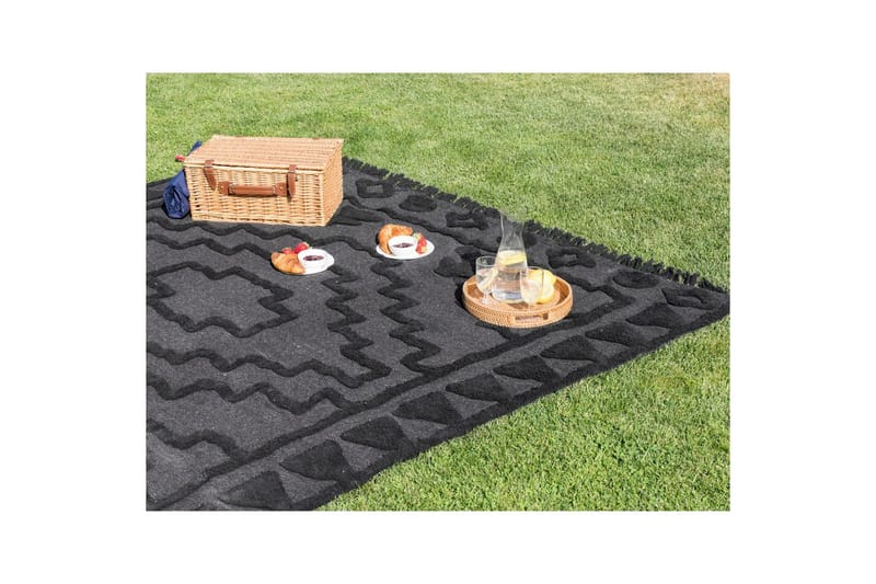 Picknickfilt Gachina Grå/svart, Rektangulär - Grå/svart, Rektangulär - Sport & fritid - Camping & vandring - Friluftsutrustning