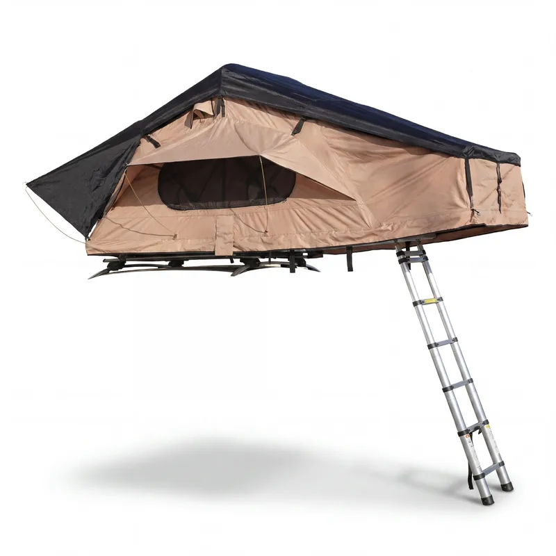 Taktält Softshell 240×160 cm | 10 000 mm vattentätt | Madrass & stege ingår | Trekkrunner - Sport & fritid - Camping & vandring - Tält