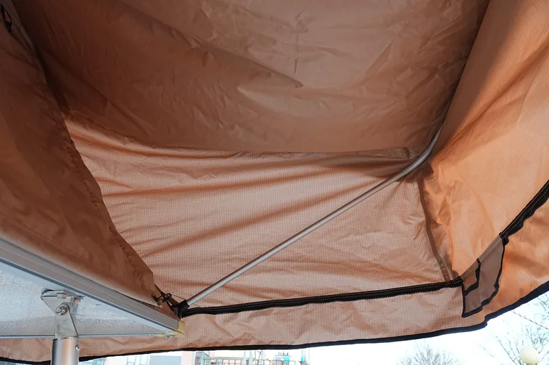 Taktält Softshell 240×160 cm | 10 000 mm vattentätt | Madrass & stege ingår | Trekkrunner - Sport & fritid - Camping & vandring - Tält