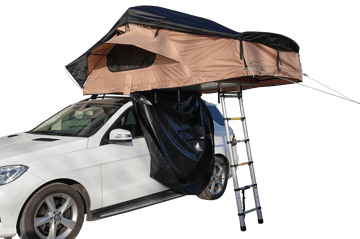 Taktält Softshell 240x140 cm | Vattentätt 10 000 mm | Madrass & stege ingår | Trekkrunner - Sport & fritid - Camping & vandring - Tält