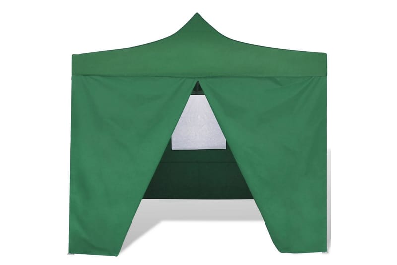 Hopfällbart tält 3x3 m 4 väggar grön - Grön - Tält