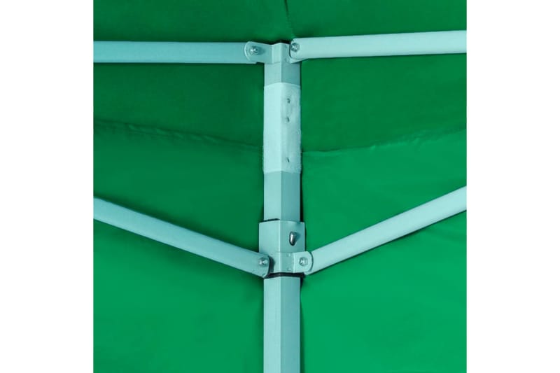 Hopfällbart tält med 2 väggar 3x3 m grön - Grön - Tält