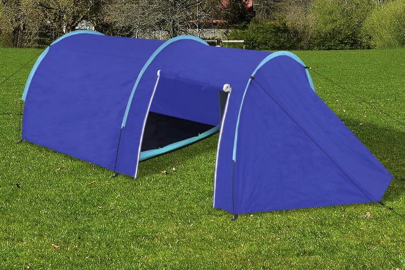 Tält för 4 personer marinbl�å/ljusblå - Blå - Familjetält - Tält