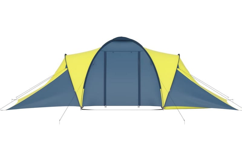 Tält för 6 personer blå och gul - Blå|Gul - Familjetält - Tält