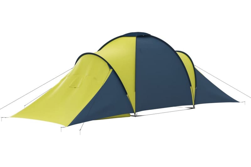 Tält för 6 personer blå och gul - Blå|Gul - Familjetält - Tält