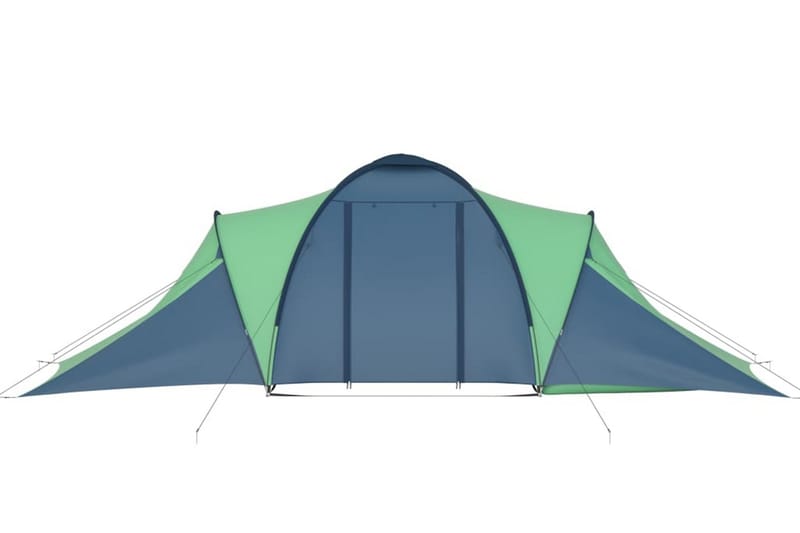Tält för 6 personer blå och grön - Blå|Grön - Sport & fritid - Camping & vandring - Tält
