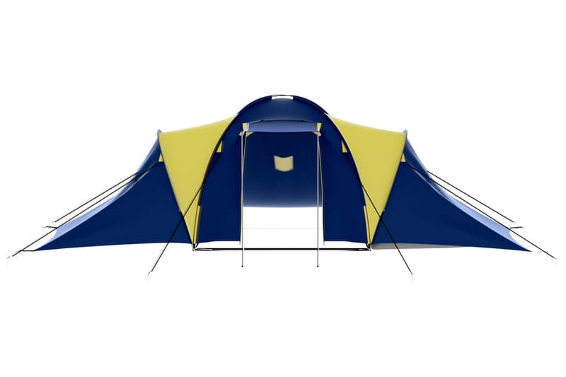 Tält för 9 personer blå och gul - Blå|Gul - Familjetält - Tält