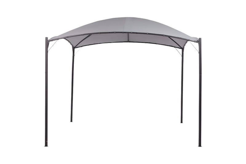 Trädgårdspergola Vomero Grå/svart - Grå/svart - Utemöbler - Solskydd - Pergola