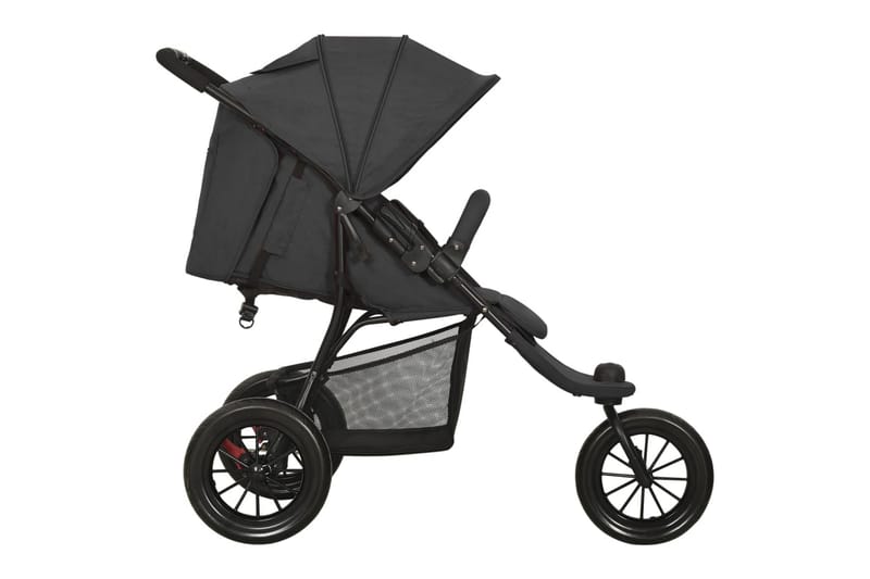 Barnvagn antracit stål - Antracit - Joggingvagn