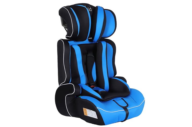 Kikid Bilbarnstol Basic R129 76-105 cm - Svart/Blå - Sport & fritid - För barn - Bilstolar & babyskydd