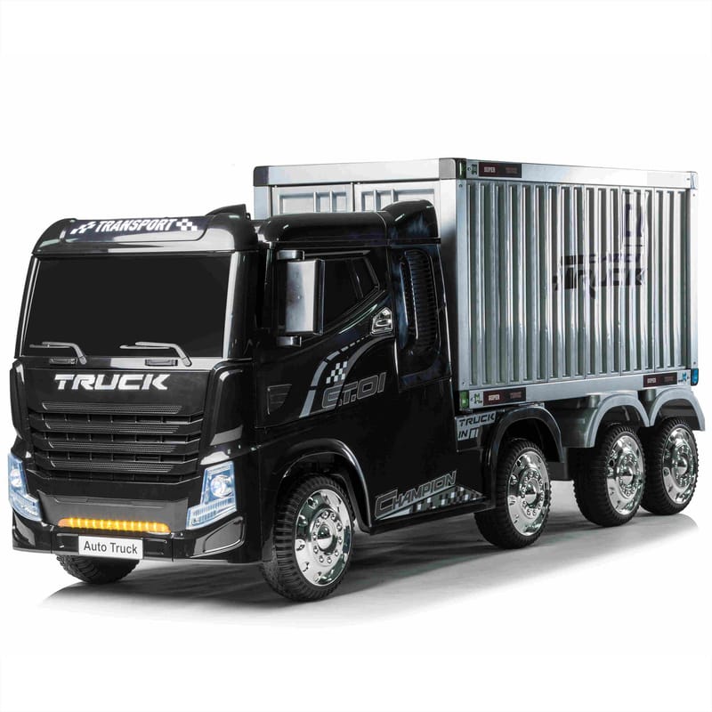 Lastbil med container | Elbil för barn, undefined