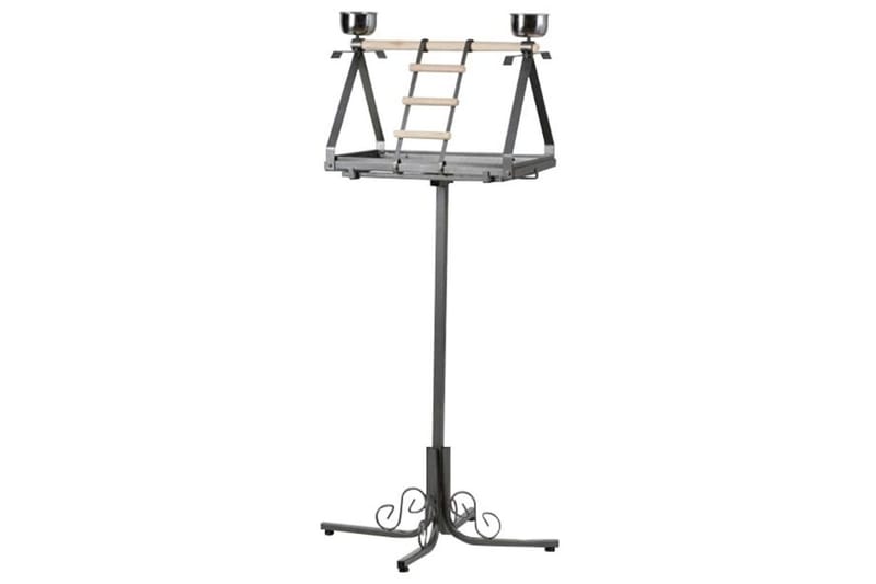 Strong Papegojlekplats Livia de Luxe silvergrå 57x52x134 cm - Sport & fritid - För djuren - Fågel