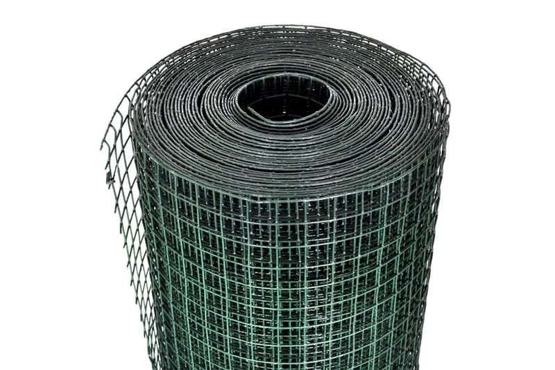 Hönsnät galvaniserat med PVC-beläggning 10x1 m grön - Grön - Hönshus - För djuren - Hönsgård