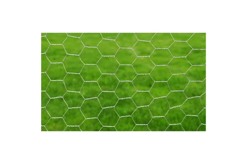 Hönsnät galvaniserat stål 25x0,75 m silver - Silver - Sport & fritid - För djuren - Fågel - Hönshus