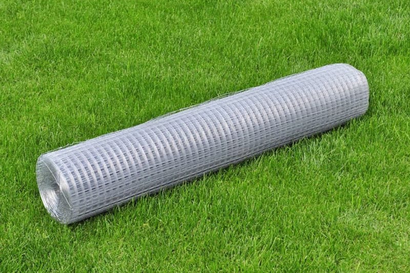 Hönsnät galvaniserat stål 25x1 m silver - Silver - Sport & fritid - För djuren - Fågel - Hönshus