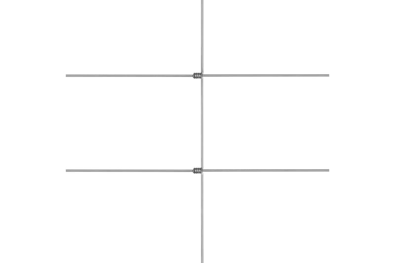 Fårstängsel galvaniserat stål 50x1,25 m silver - Silver - Sport & fritid - För djuren